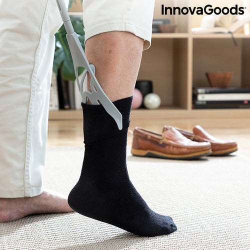 Anziehhilfe für Socken und Schuhlöffel mit Sockenentferner Shoeasy InnovaGoods