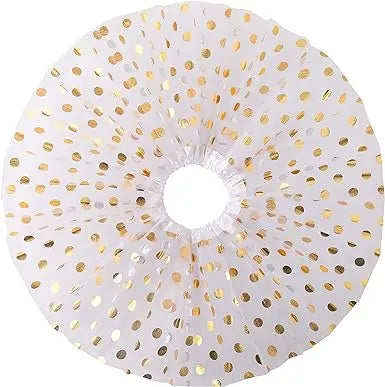 Mädchen Tutu Rock mit Sternen & Glitzer - 3-lagiger Tüllrock für Tanz & Party 2-8 Jahre