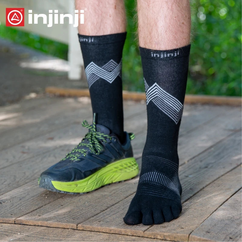 Injinji Zehensocken Marathon - Premium Laufsocken mit 5 Zehen für Langstreckenläufer