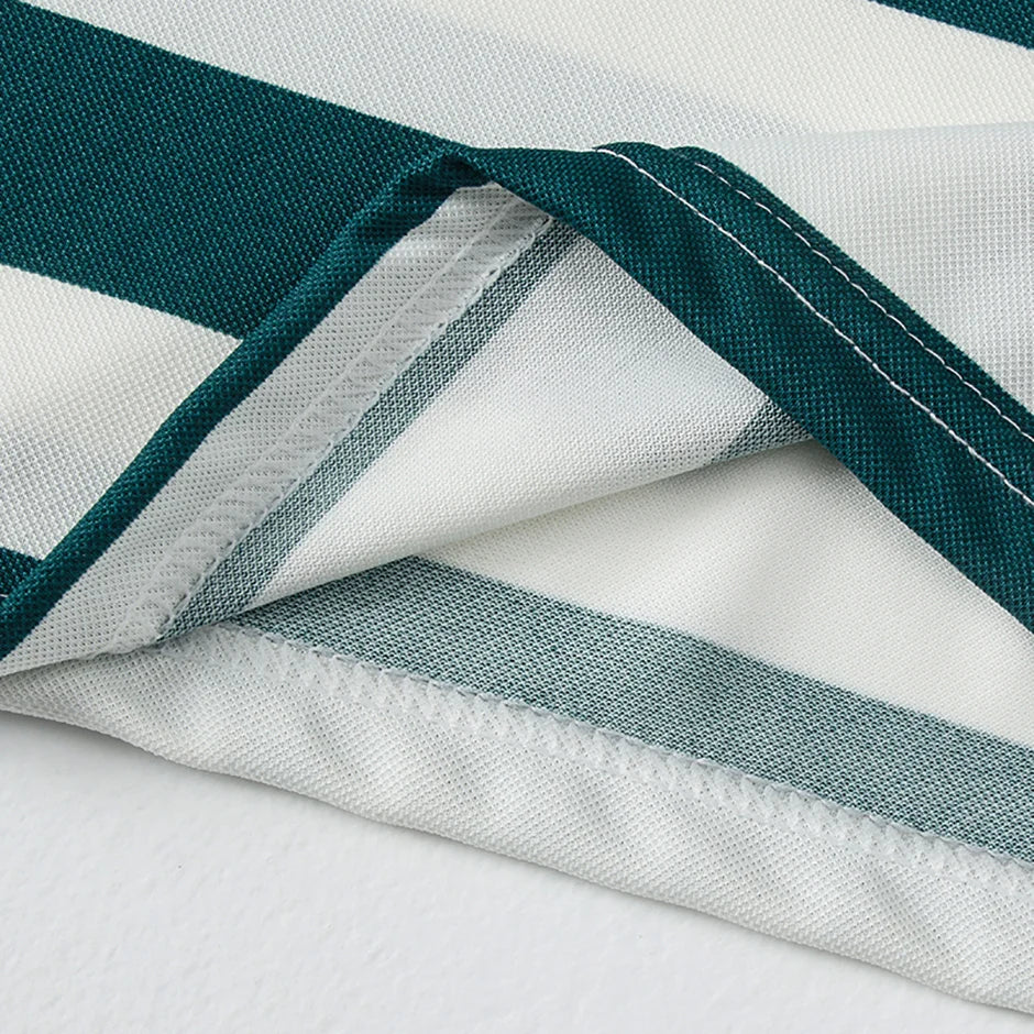 Kinder Polo-Shirt Unisex - Gestreift Kurzarm Basic Shirt