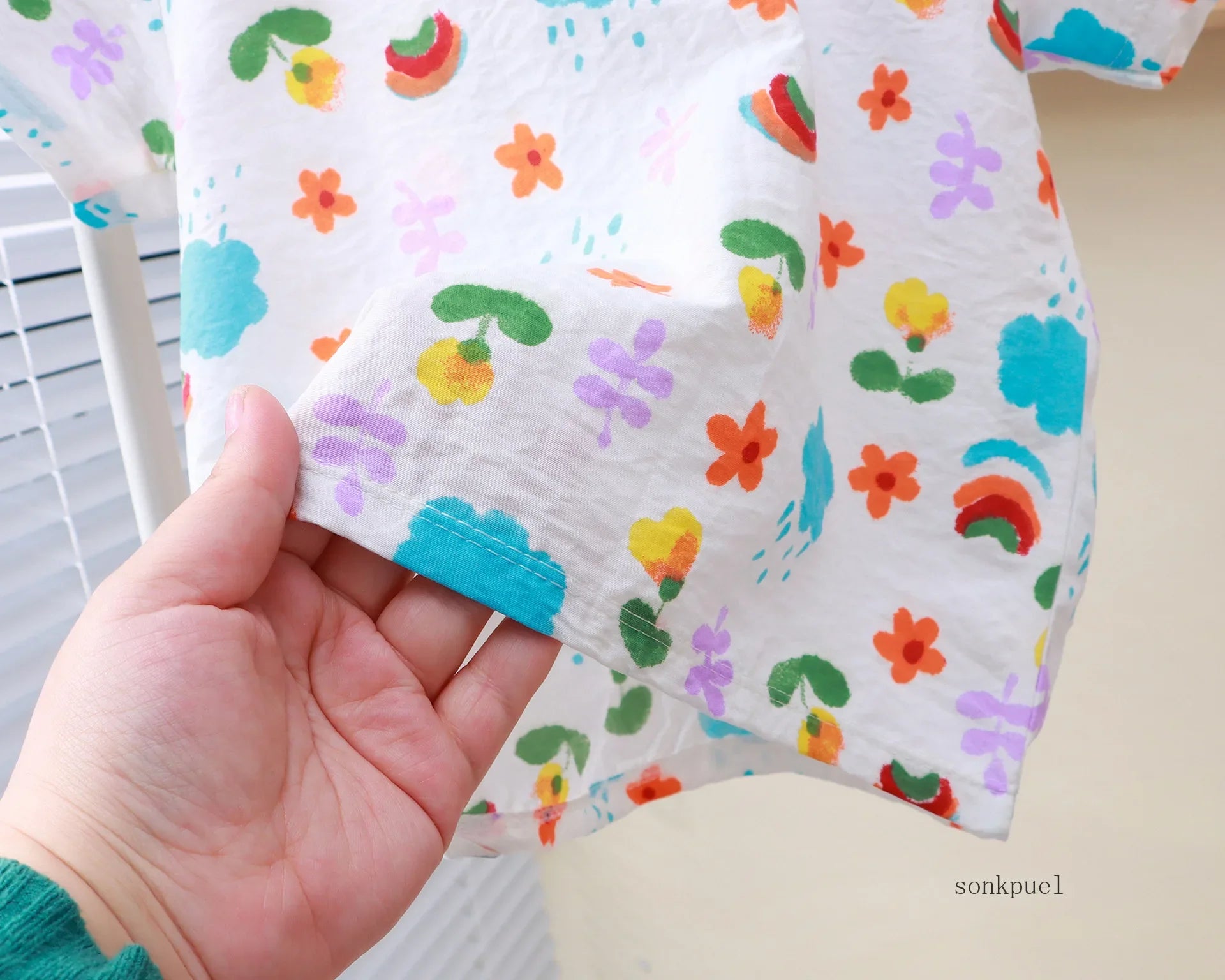 Kinder Sommer-Set Unisex - T-Shirt & Shorts mit Cartoon-Motiv