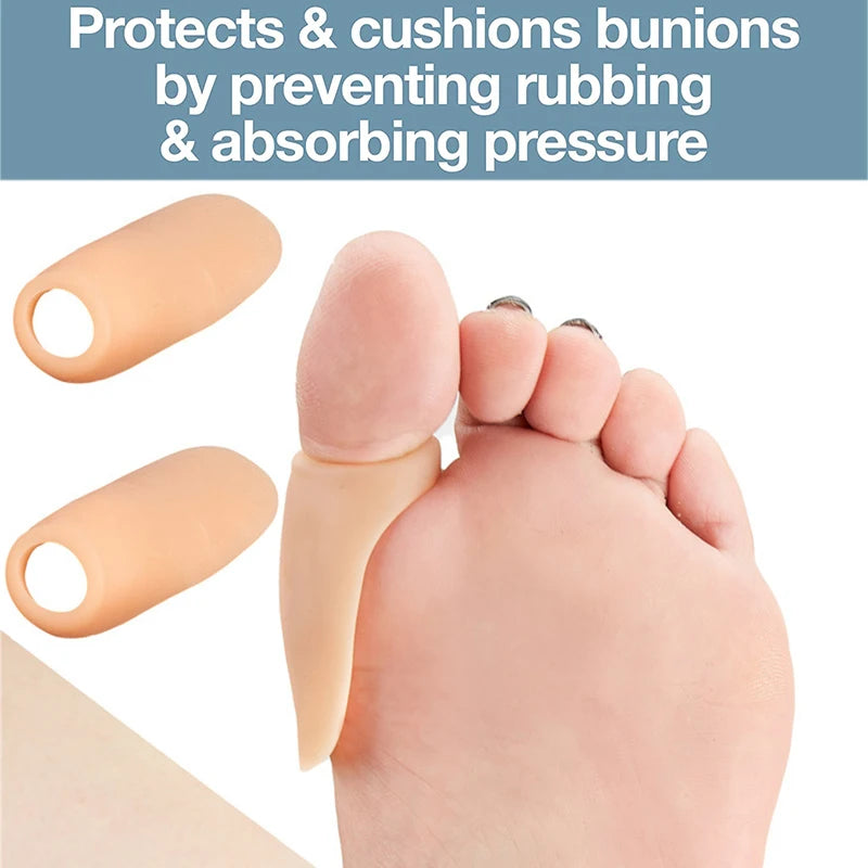 Ballenzeh Gel-Schutz - 2/4 Stück Hallux Valgus Polster für Schmerzlinderung (Pexmen)