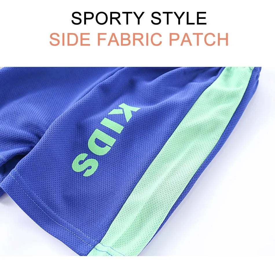 Kinder Fußball Sportset - Schnelltrocknendes Sommer Outfit Unisex 1-12 Jahre