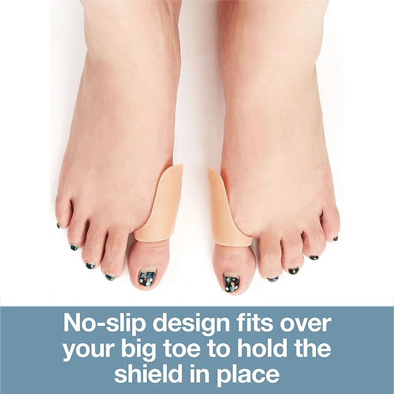 Ballenzeh Gel-Schutz - 2/4 Stück Hallux Valgus Polster für Schmerzlinderung (Pexmen)
