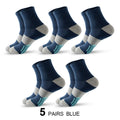5 Paar Sport Kompressionssocken - Premium Crew Socken für Basketball Running Hiking Unisex