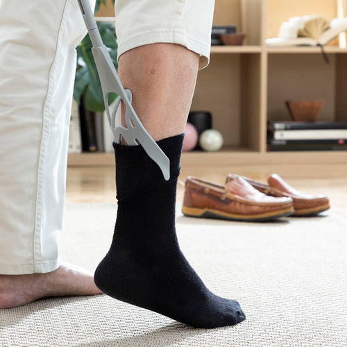 Anziehhilfe für Socken und Schuhlöffel mit Sockenentferner Shoeasy InnovaGoods